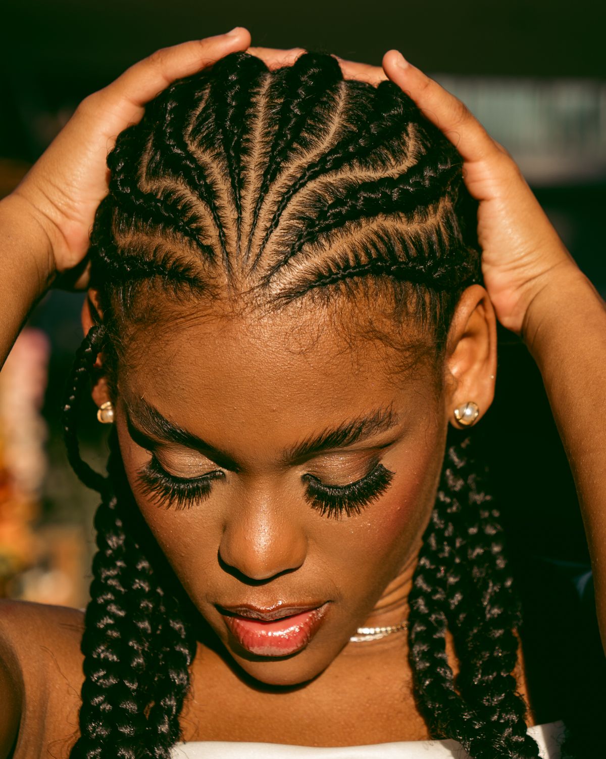 Cornrow detail